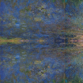 Claude Monet The Water-lily Pond - triptych (circa 1919)