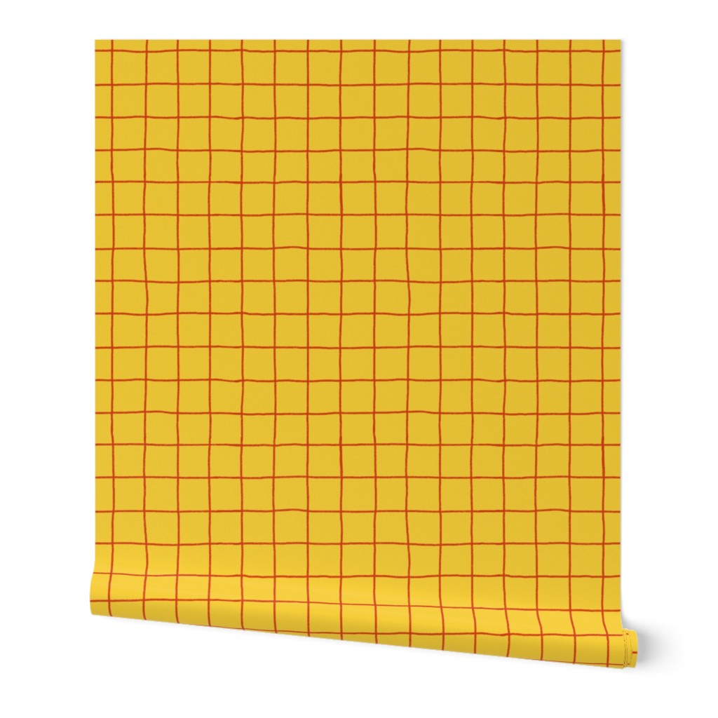 Grid on Yellow