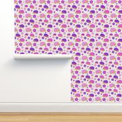 Bigger Scale Girly Pink and Purple Hedgehogs