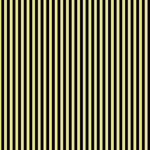 Small Yellow Pear Bengal Stripe Pattern Vertical in Black