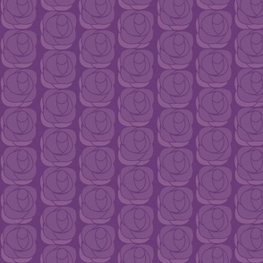 Art Deco roses - purple