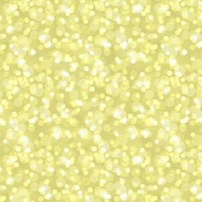 Small Sparkly Bokeh Pattern - Yellow Pear Color