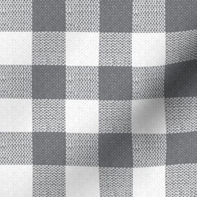 grey and white woven check