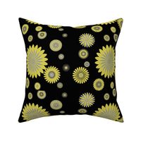 spoonflower yellow and gray 