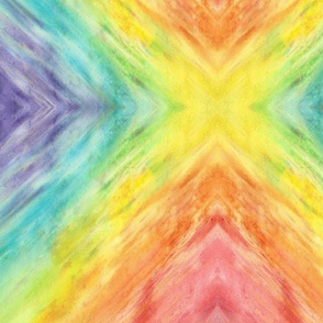 Jumbo square Watercolor_rainbow_sriped_1_healed_square