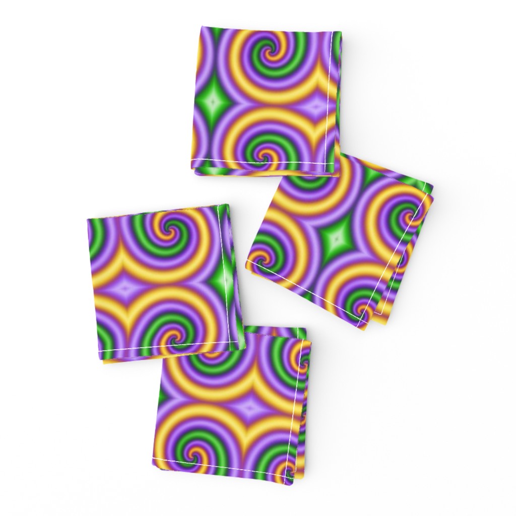 Mardi Gras Spirals