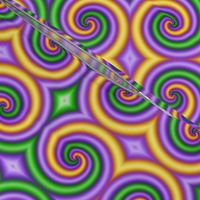 Mardi Gras Spirals