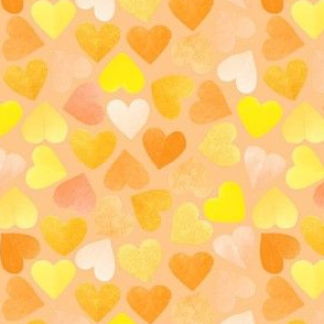 Love Heart Confetti - Pastel Yellow
