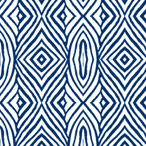 Blue abstract geometric design 5