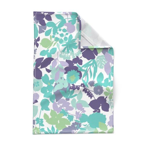 foliage lavender mint green white