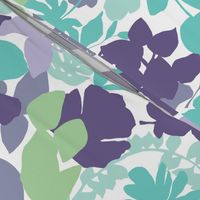 foliage lavender mint green white