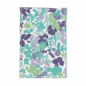 foliage lavender mint green white