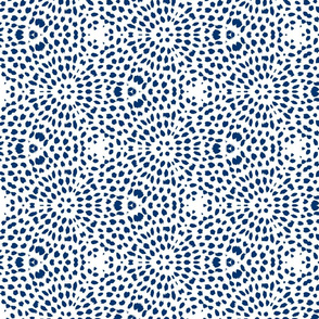 Blue abstract geometric design 11