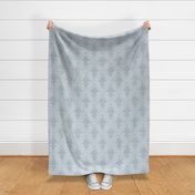 Knotted Snake Damask in Powder Blue