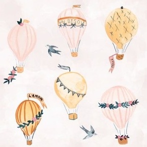 French Romance Hot Air Balloons