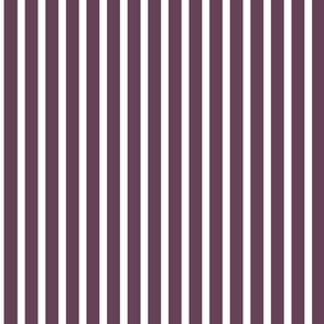 Nature in Geometry- Stripes- Eggplant White - Large Scale