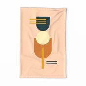 abstract ready-to-sew teatowel 