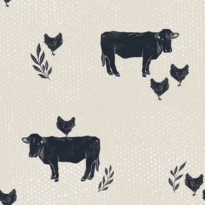 Farm Animals Fabric, Wallpaper and Home Decor | Spoonflower