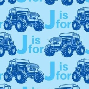 J Is For Jeep Blue