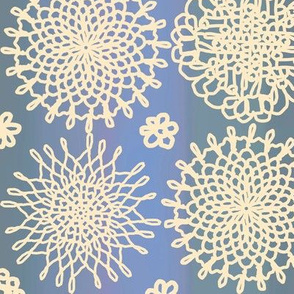 Not-your-granny’s Doilies -Blue