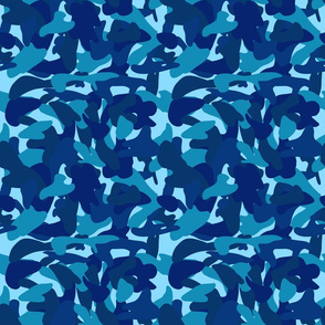 Blue camo