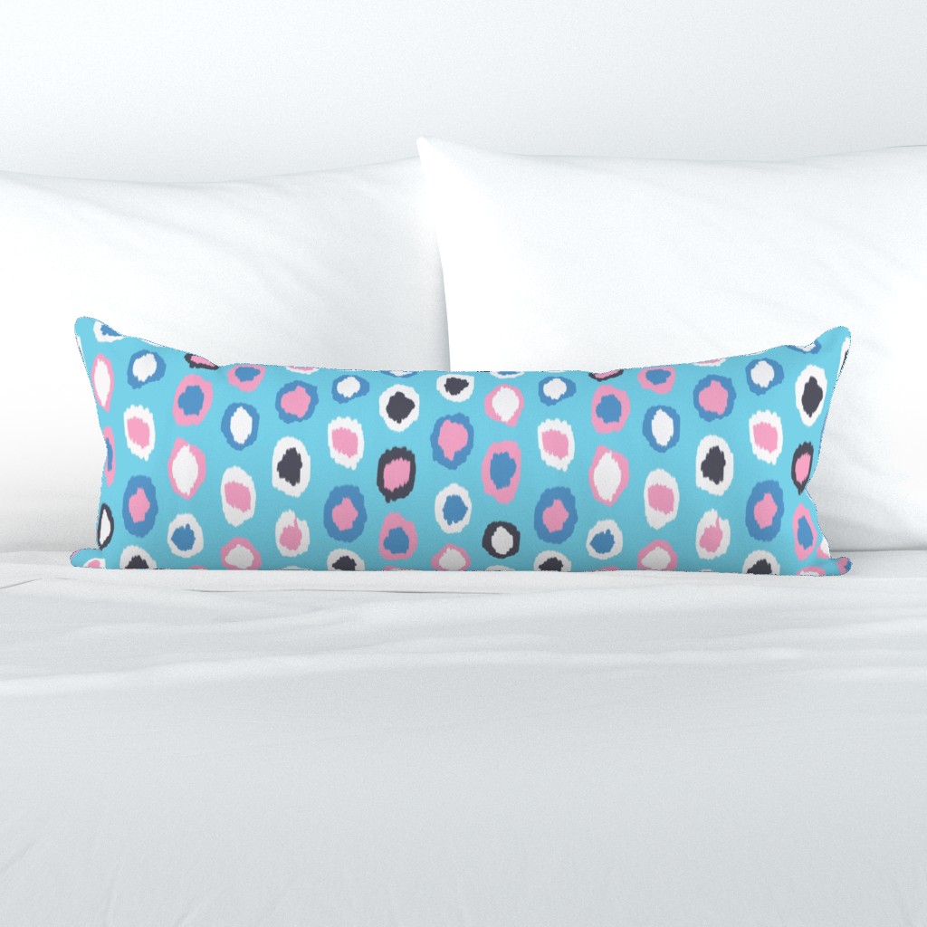 Abstract Ikat Circles