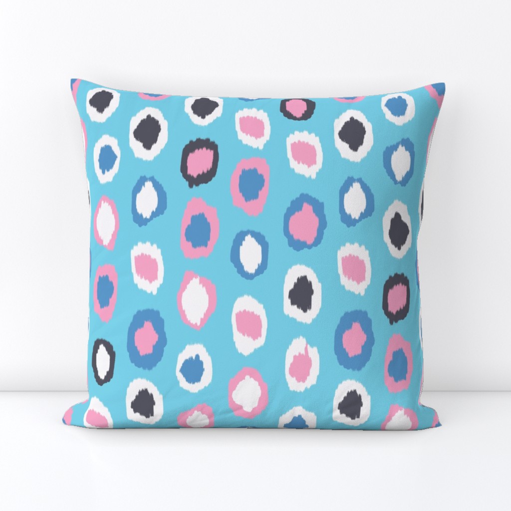 Abstract Ikat Circles