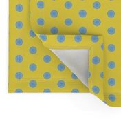 Blue Squiggle Spots on Illuminating Yellow