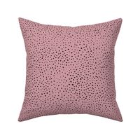 Little cheetah baby animal print minimal small speckles and spots abstract wild cat fur rose purple mauve black