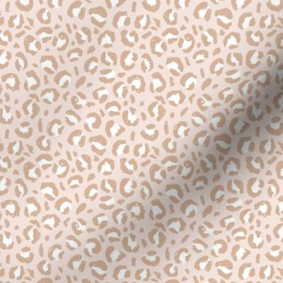 Messy leopard spots in tiny ink trend neutral boho design nursery beige sand neutral earthy tones