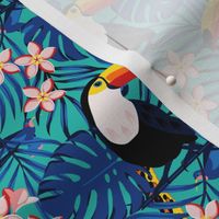 Toucans in Blue Jungle