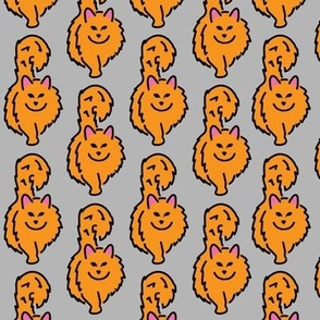 Cats_ Orange - Fabulously Floofy - GREY