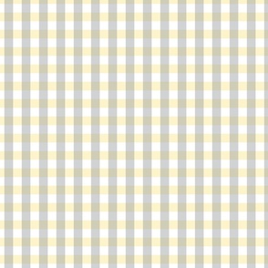 Plaids on Parade  - Yellow /Gray/ White 