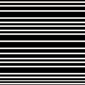 Varied Stripe | Black + White