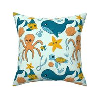 Sea Creatures Pattern