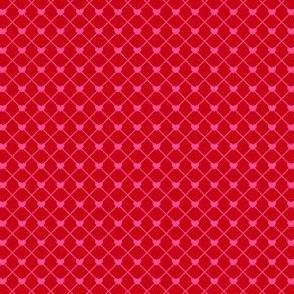 SIMPLY LOVE - RED.PINK LATTICE HEART