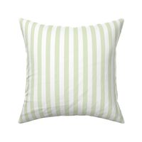 Lime Zest Awning Stripe Pattern Vertical in White