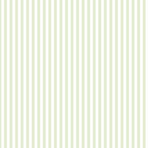 Small Lime Zest Bengal Stripe Pattern Vertical in White