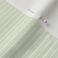 Small Lime Zest Pin Stripe Pattern Horizontal in White