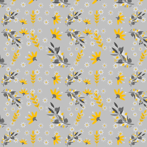 gray and yellow flowers 3