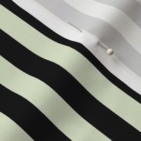 Lime Zest Awning Stripe Pattern Vertical in Black