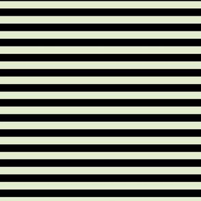 Lime Zest Bengal Stripe Pattern Horizontal in Black