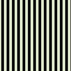 Lime Zest Bengal Stripe Pattern Vertical in Black