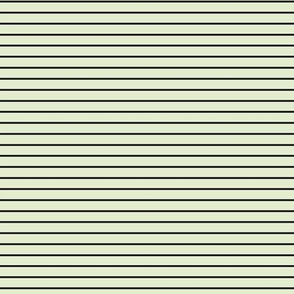 Small Lime Zest Pin Stripe Pattern Horizontal in Black