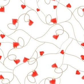 twine and hearts white