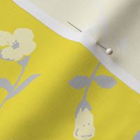 Illuminating Florals Pantone Yellow and Gray