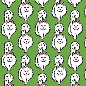 Cats_ White - Fabulously Floofy - GREEN