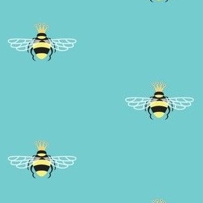 Crest Fancy Queen Bee fabric by the yard CD1355 Bumble bee fabric