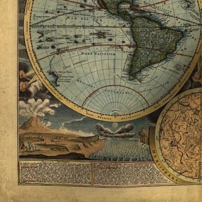 1716 World Map by Homann