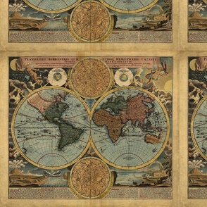 1716 World Map by Homann